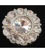 Stock Pin or Brooch Crown Crystals Horse Show Magnetic Back NEW - $34.17 CAD