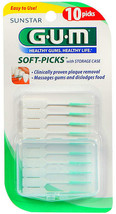 Sunstar GUM SOFT PICKS Dental BRUSHES tooth PICK remove plaque clean Flo... - $17.22