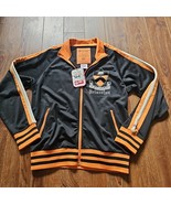 VTG NWT Princeton University Chip And Pepper Track Jacket Size L Black &amp;... - $39.55