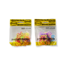 Grooovy Bandzz Assorted 48 Pack Shaped Rubber Bands Multicolor Age 5+ Lot of 2 - $10.89