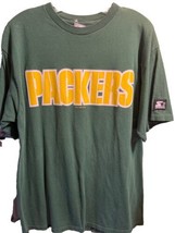 Vintage Green Bay Packers Starter Favre #4 Graphic T-shirt Large Footbal... - £15.77 GBP