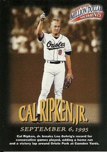 1997 Fleer Million Dollar Moments Cal Ripken Jr 8 Orioles - £0.74 GBP