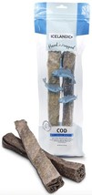 Icelandic Dog Cod Skin Chew Stick 10 Inches 2 Pack - £17.32 GBP