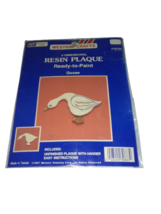 Westrim Crafts 3-Dimensional Resin Plaque Ready To Paint Goose 1987 - $3.96
