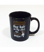 This isn&#39;t Dog Hair It&#39;s Beagle Glitter Coffee Mug  12oz Cup Black - $184.78 MXN