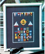✔️ NAUTICAL CODE SIGNAL FLAG ALPHABET Numbers Sampler Cross Stitch Chart - $4.99