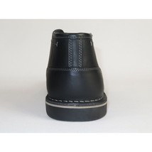 Men's Steve Madden Chuka Boot Soft Leather Lace up Harken Black image 6