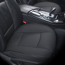 1P Luxury Pu Leather 3D Full Surround Car Seat Protector Cover Accessories Black - £30.80 GBP