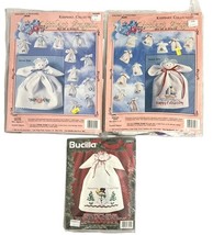 Bucilla Gallery Of Stitches Lot of 3 Embroidery Kit Littlest Angels 3324... - $17.10