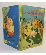 2 in 1 Peter Pan &amp; Alice in Wonderland 1957 Chapter VTG Kids Dandelion L... - £10.98 GBP