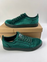 Steve Madden Yazi Casual Sneakers Mens 10 Emerald Green Velvet Shoes NWB - £32.03 GBP