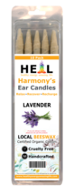 Lavender Beeswax Harmony&#39;s Ear Candles- 10 Pack - £29.44 GBP