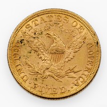 1881 US $5 Gold Liberty Half Eagle Coin in AU Condition, Nice Early Gold! - $643.49