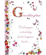 Granddaughter Wishing You a Birthday.... - Birthday Greeting Card - 1756A - $2.79