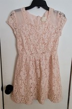 Womens S Coincidence &amp; Chance Pink Lace Lined Dress - $18.81