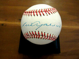 Luis Aparicio Chicago White Sox Orioles Hof Signed Auto Vtg Oal Baseball Beckett - £94.95 GBP