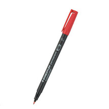 Staedtler Lumocolor 0.6mm Fine Permanent Pen 10pcs - Red - £44.83 GBP