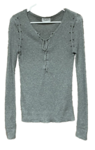 Feel The Piece Terre Jacobs Womens S/XS Cashmere Blend Top Gray  -  BC - $12.66