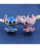 Disney Stitch Charm and Disney Lilo & Stitch Angel Charm 793815C01  , 793739C01 - $19.80