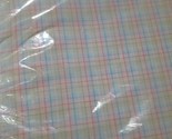 LONGABERGER 5 yards / yds EASTER PLAID pastel FABRIC - new in bag - $67.90