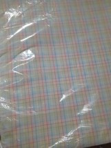 Longaberger 5 Yards / Yds Easter Plaid Pastel Fabric - New In Bag - £54.27 GBP