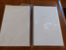 Lot of two packs of Canon glossy photo paper 4 x 6 - $8.80