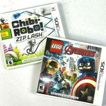 Nintendo 3DS Lego Marvel Avengers + Chibi-Robo! Zip Lash Game Cartridges Japan - £17.69 GBP