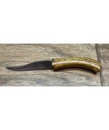 Custom Handmade Fixed Blade Knife Carved MH JD - $846.78 MXN