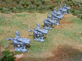 Lot: 7 British Lancers, Tabletop Games 15mm Military Miniatures, Vintage Wargame - £5.56 GBP