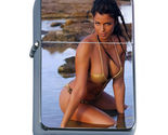 Italian Bikini Model PIn Up D9 Flip Top Oil Lighter Wind Resistant Flame... - $15.79