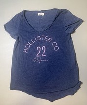 Hollister Co California 22 Graphic Tee Dark Blue Women’s XS - $14.85