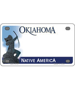 Oklahoma Blank Novelty Mini Metal License Plate Tag - £11.75 GBP