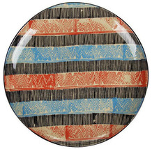 DA TERRA Serving Platter Sanburu Handmade Stoneware Multicolour Diameter... - £36.89 GBP