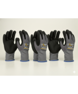 3-Pair HPHST Nitrile Work Gloves XX-Large Protective Work Gloves EN388 D... - $13.75 CAD