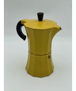 Gnali &amp; Zani Venezia Coffee Maker 6 Cups Induction Yellow - $54.95