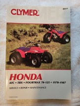 Clymer 1970-87 Honda ATC TRX Fourtrax 70-125 Repair Manual (M311) (8th Ed 2003) - £30.36 GBP