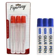6X Glue Pen Clear Adhesive Acid Free Permanent Fabric Strong Craft Tool ... - £21.13 GBP