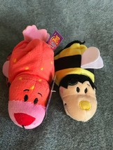 Lot Of Flipa Zoo Strawberry Seal Orange Peel Penguin &amp; Ladybug &amp; Bumblebee Stuffe - £9.02 GBP