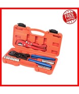 Professional PEX Clamp Tool Kit with Tubing Cutter for Quick Plumbing Pr... - $1,027.72 MXN