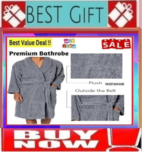 ✅?Sale⚠️??Nautica Luxury Bathrobe Cozy Soft Bath Robe???Buy Now??️ - £39.16 GBP
