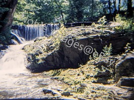 1951 Waterfall Stream Smoky Mountains Tennessee Red-Border Kodachrome Slide - £4.28 GBP