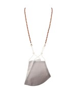 Brown Wood Beaded Glasse Mask Lanyard Chain Necklace - $14.85