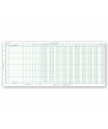 ABC General Expense Journal Accounting Sheets, 25 3/8&quot; X 11&quot; - 15 Sheets - £20.27 GBP