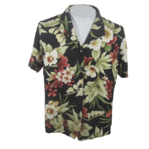 Alfred Dunner  Womens vintage rayon Hawaiian Shirt sz 16 floral tropical luau - £22.25 GBP