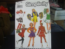 Simplicity 8779 Misses Cheerleader & Majorette Outfit Pattern - Size 8 Bust 31.5 - £8.85 GBP