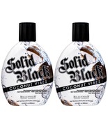 Millennium Tanning SOLID BLACK COCONUT VIBES Coconut Infused Tanning Lot... - $61.00