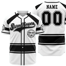 Custom Baseball Jersey Star Wars Stormtroopers Baseball Jersey Personali... - $26.99+