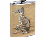 Dog Art Em6 Flask 8oz Stainless Steel Hip Drinking Whiskey - $16.78
