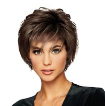 Raquel Welch Voltage Short Layered, No-Fuss Wig by Hairuwear, Large Cap, SS4/10  - £118.83 GBP
