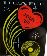 Heart 1986 Vintage Backstage Pass Original Laminated Rock Music What About Love  - £16.79 GBP